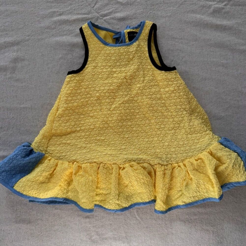 Victoria Beckham for Target Yellow and Blue Dress 2T